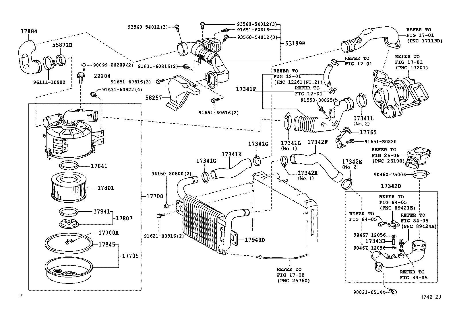 17700-58660 CLEANER ASSY, AIR product image