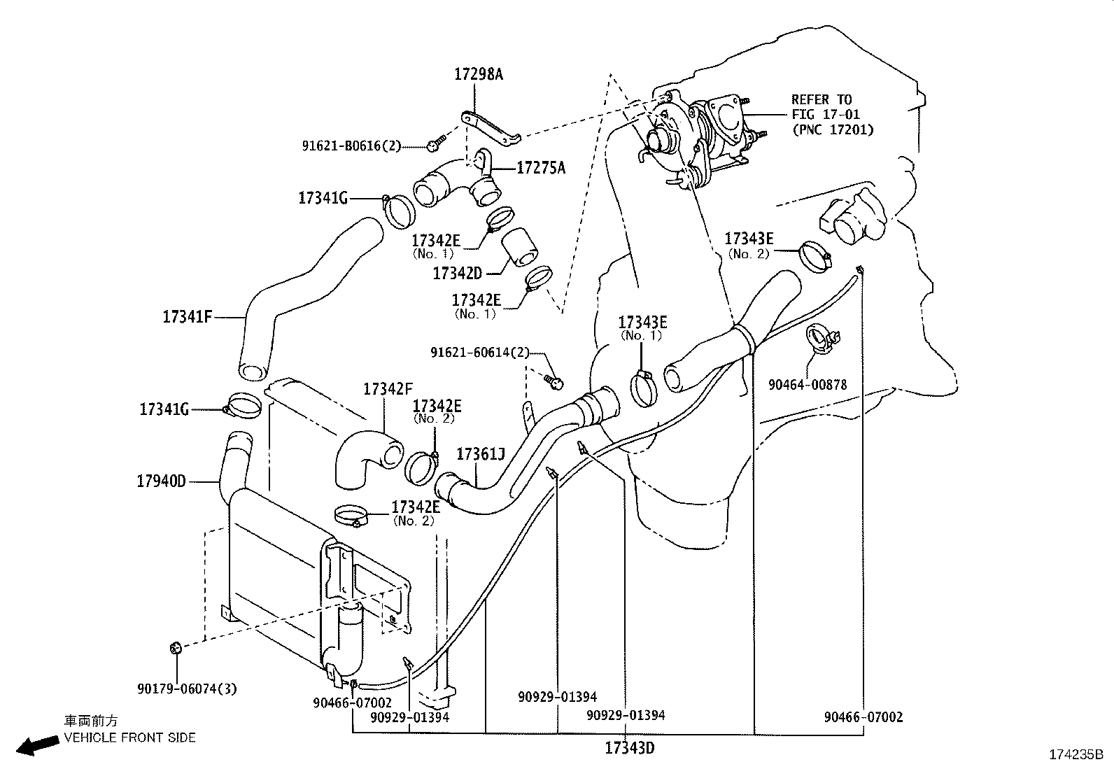 17841-75010 GASKET, FILTER ELEMENT product image