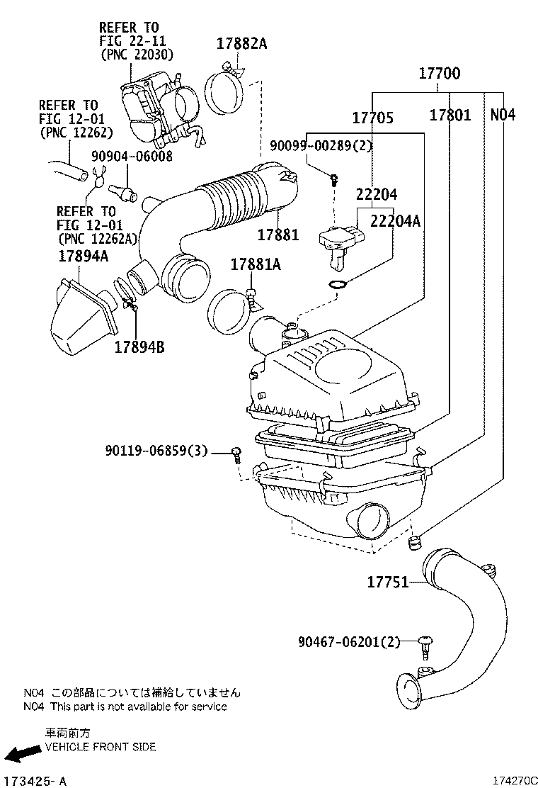 17705-37151 CAP SUB-ASSY, AIR CLEANER product image