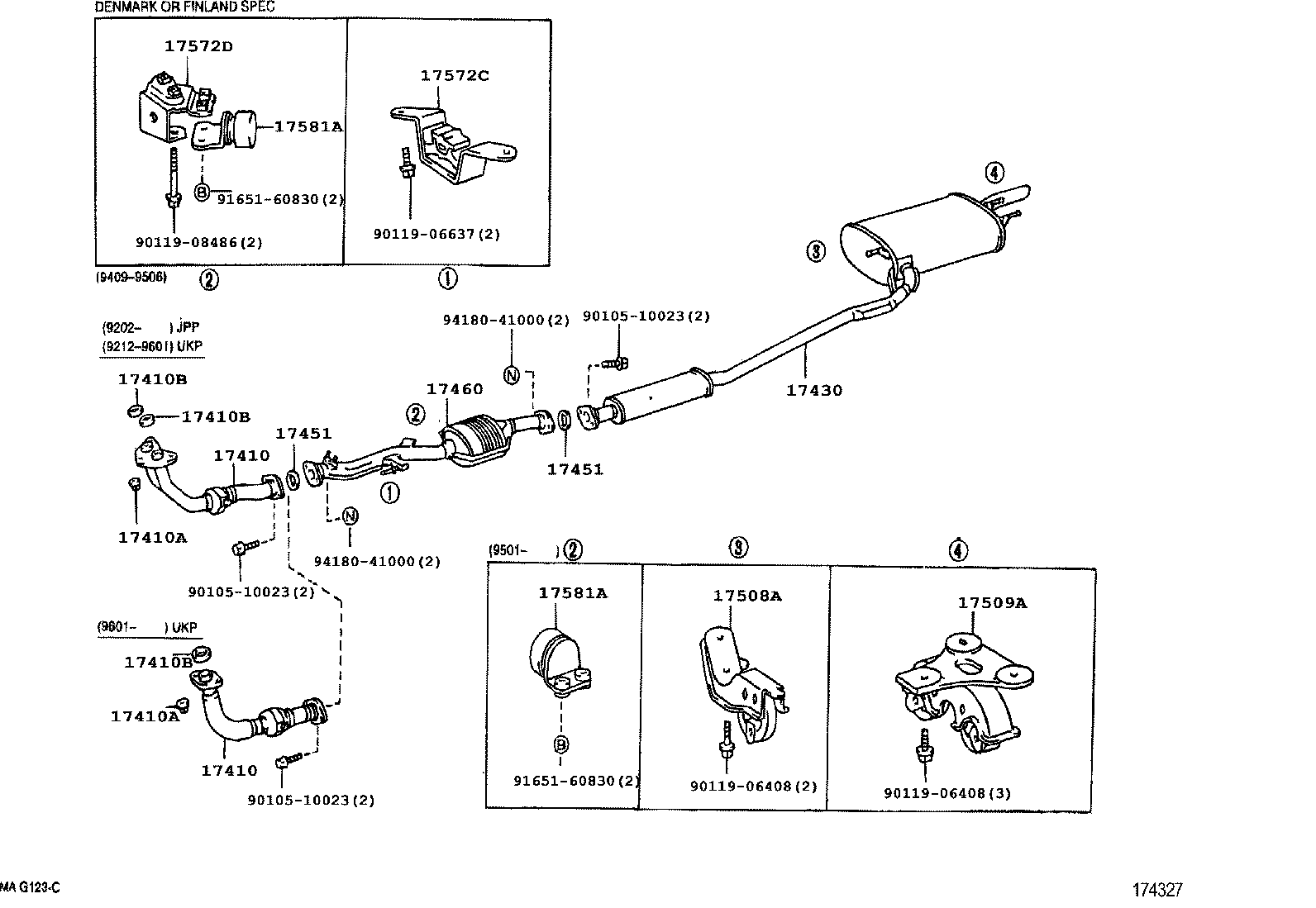 17430-02170 PIPE ASSY, EXHAUST, TAIL product image