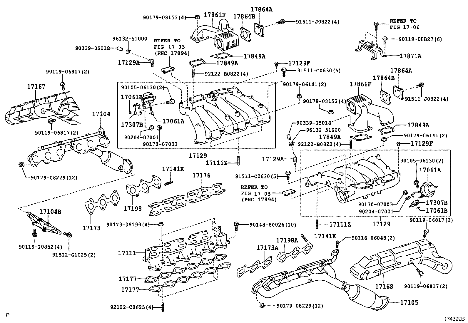 17111-32060 MANIFOLD, INTAKE product image