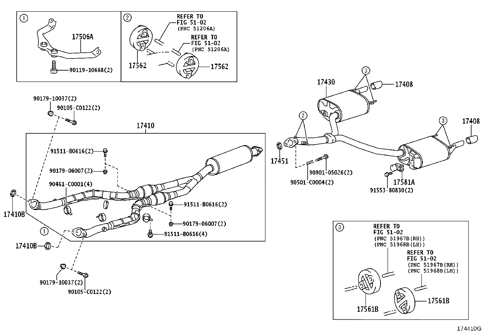 17430-0P050 PIPE ASSY, EXHAUST, TAIL product image