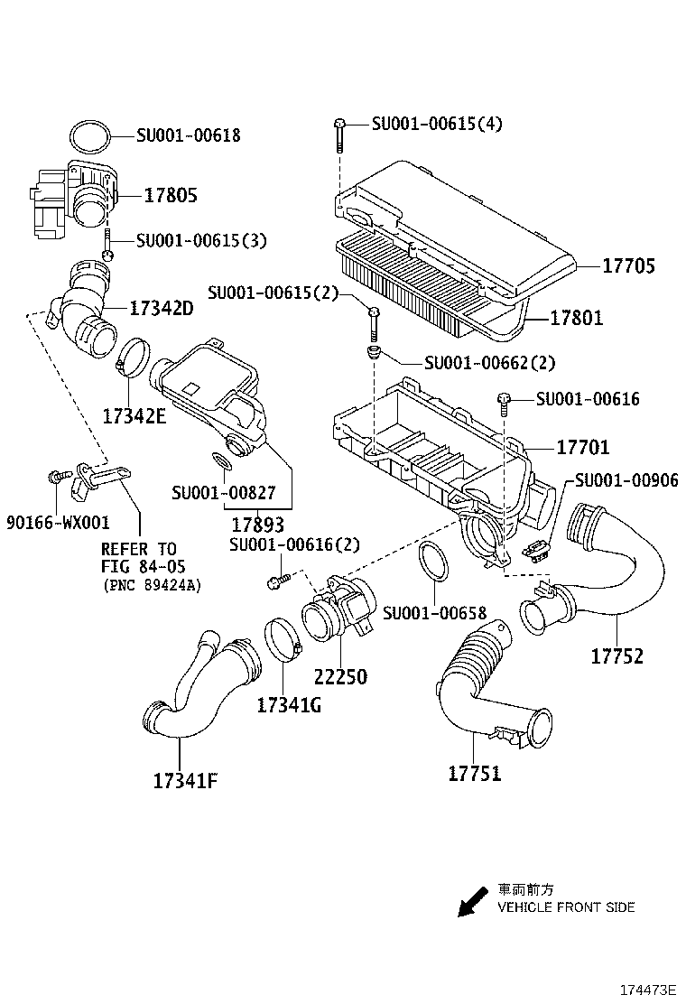17716-0Q010 SUPPORT,AIR CLEANER CAP product image
