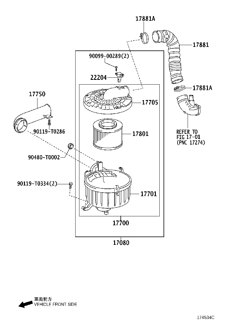 12601-0L040 PROTECTOR, INTERCOOLER product image