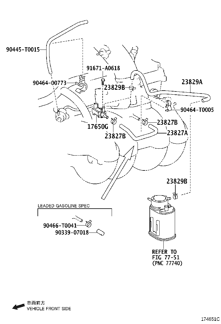 25760-0L010 HOSE ASSY, VACUUM TRANSMITTING product image
