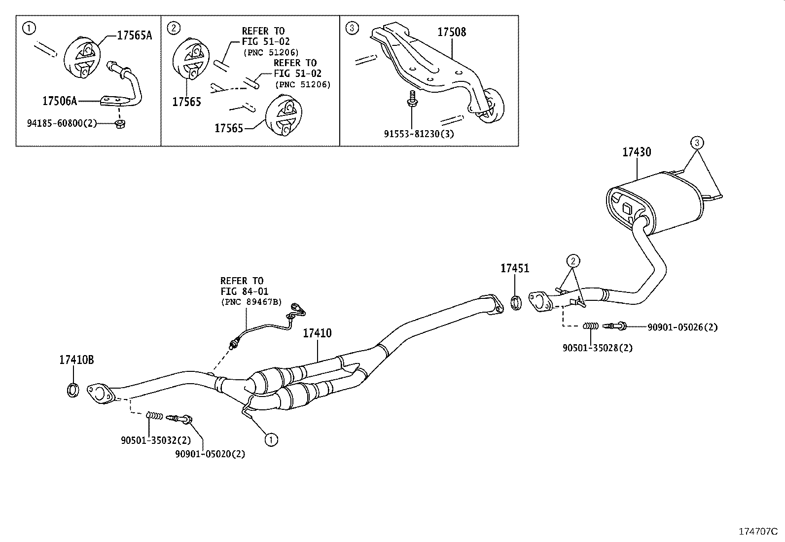 17430-31A70 PIPE ASSY, EXHAUST, TAIL product image