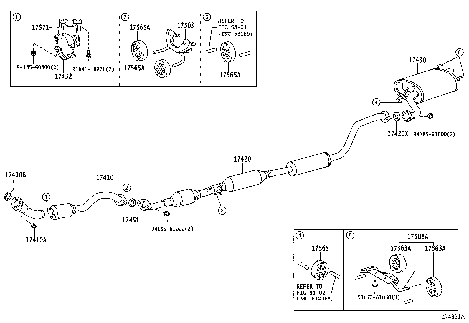 17430-28710 PIPE ASSY, EXHAUST, TAIL product image