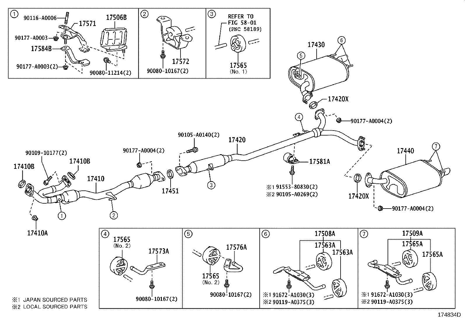 17430-0H161 PIPE ASSY, EXHAUST, TAIL product image