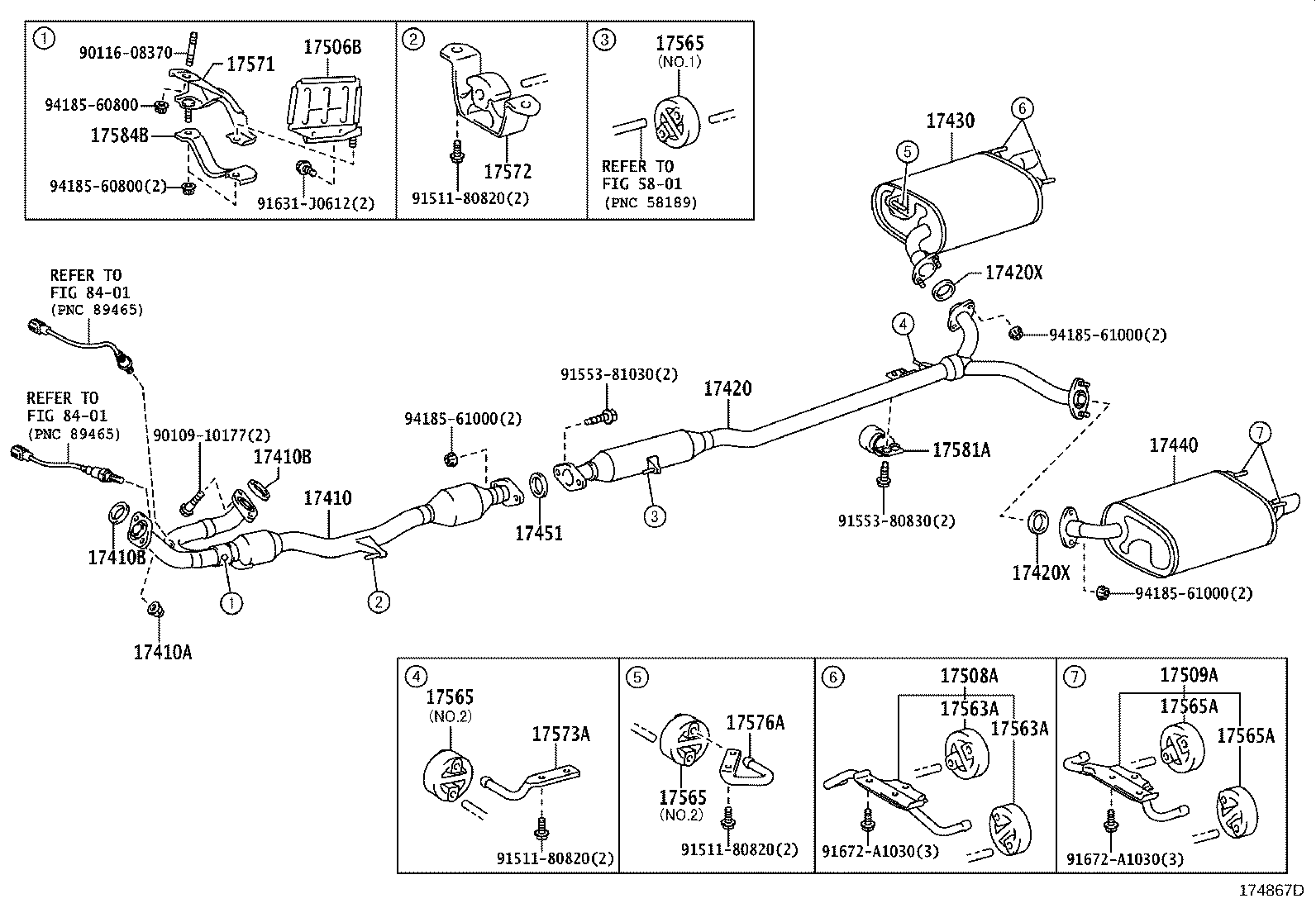17430-28A50 PIPE ASSY, EXHAUST, TAIL product image