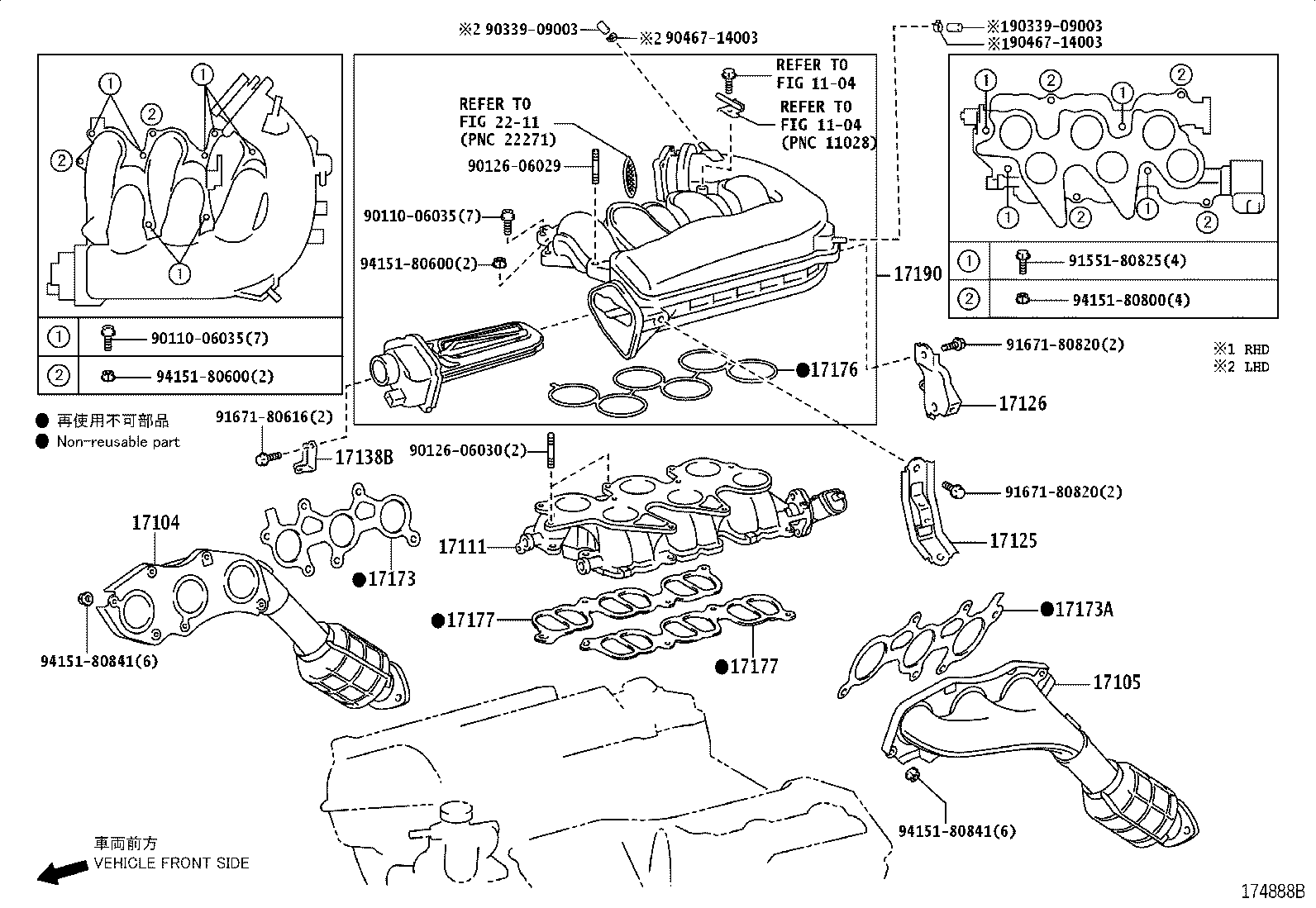 17111-31120 MANIFOLD, INTAKE product image