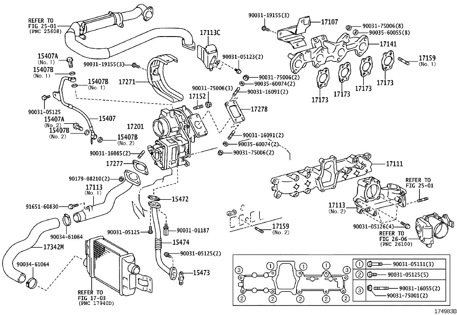 15407-78080 PIPE, TURBO OIL OUTLET product image