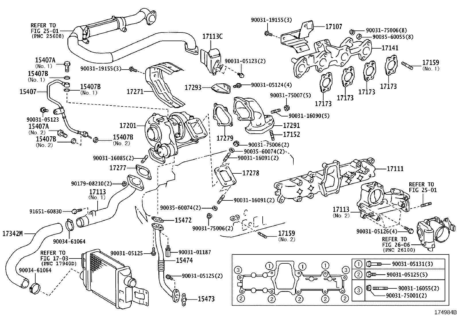 15407-78080 PIPE, TURBO OIL OUTLET product image