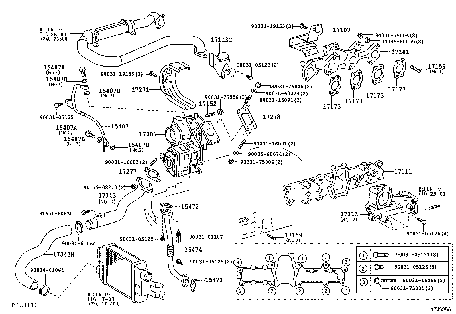 17455-78160 STAY, MANIFOLD product image