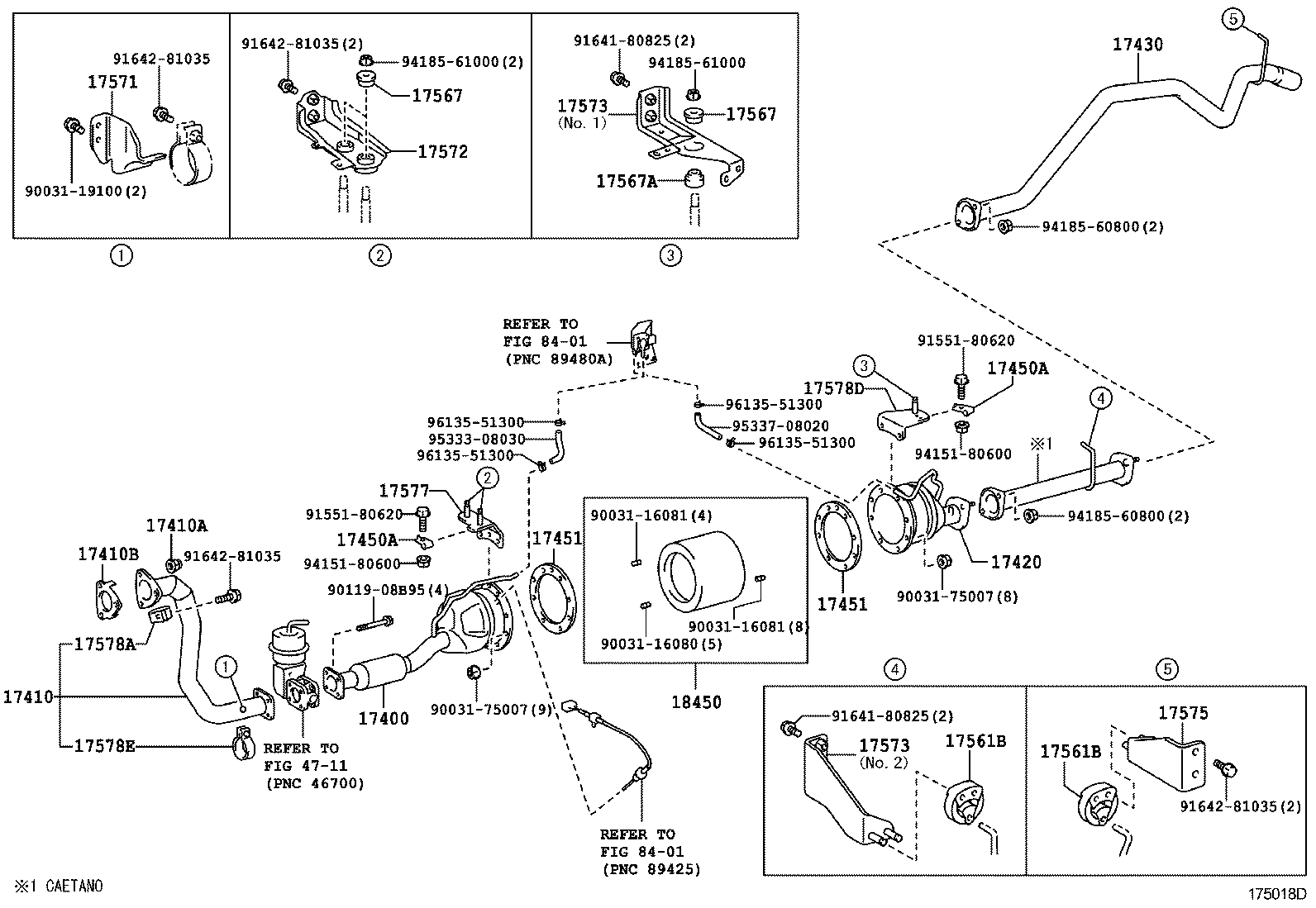 17405-58720 PIPE ASSY, EXHAUST, TAIL product image