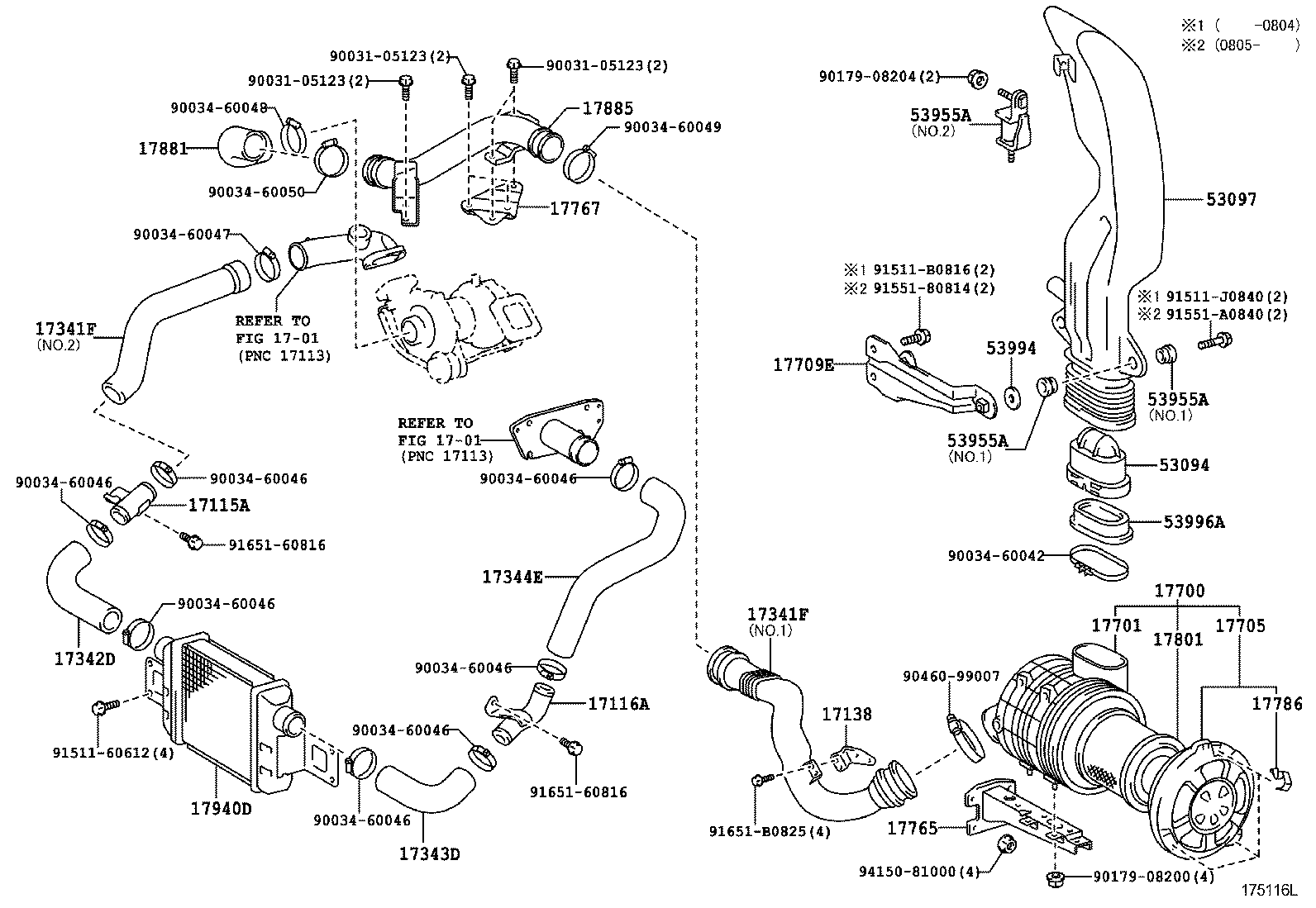 17030-58010 HOSE, AIR, NO.1 product image