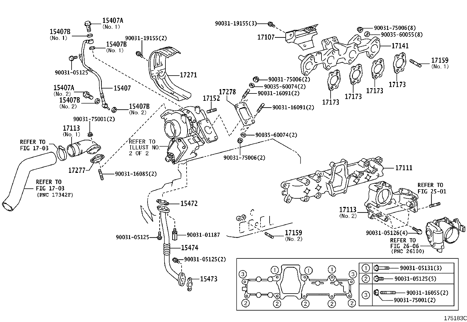15407-78080 PIPE, TURBO OIL OUTLET product image