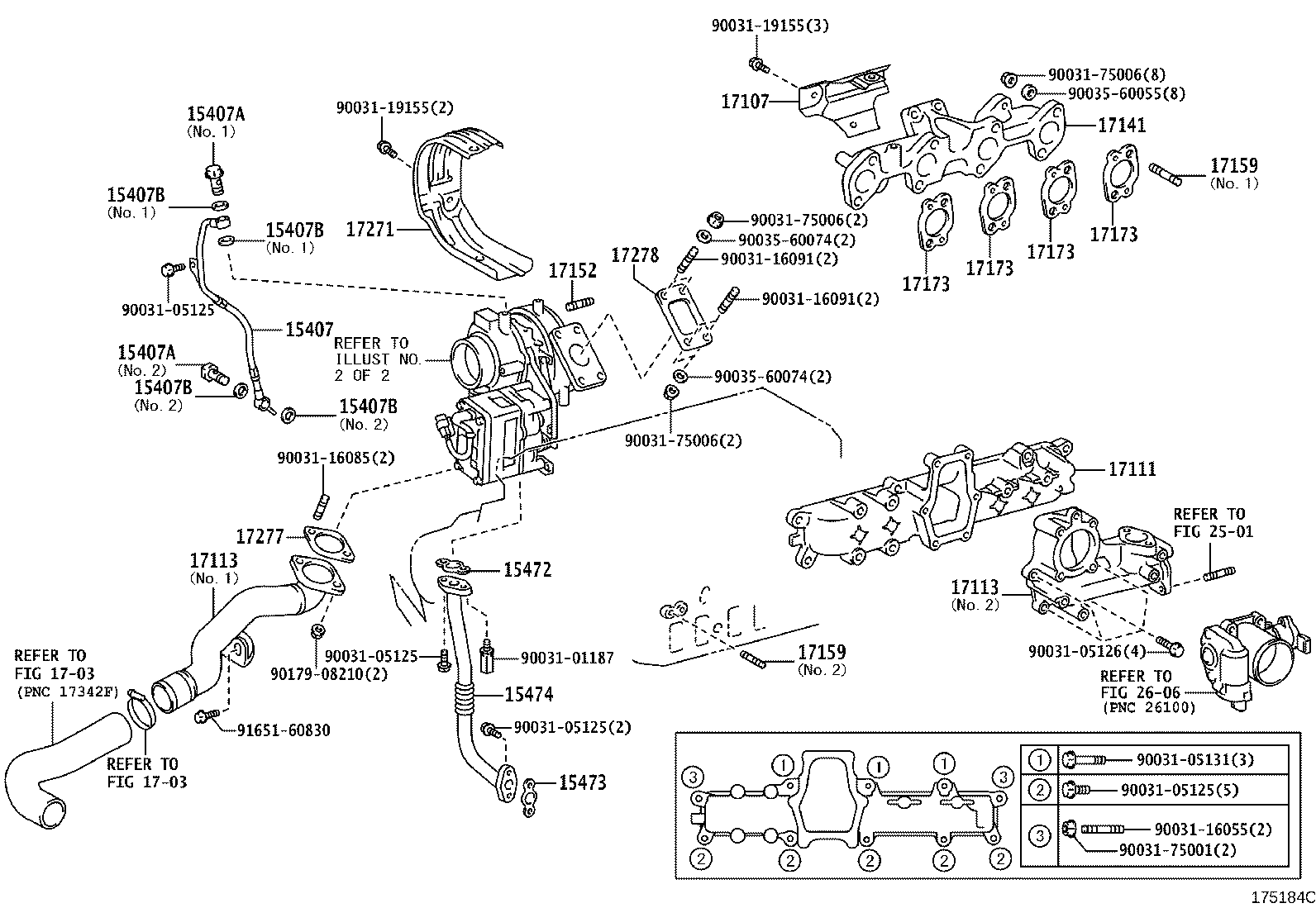 15407-78080 PIPE, TURBO OIL OUTLET product image