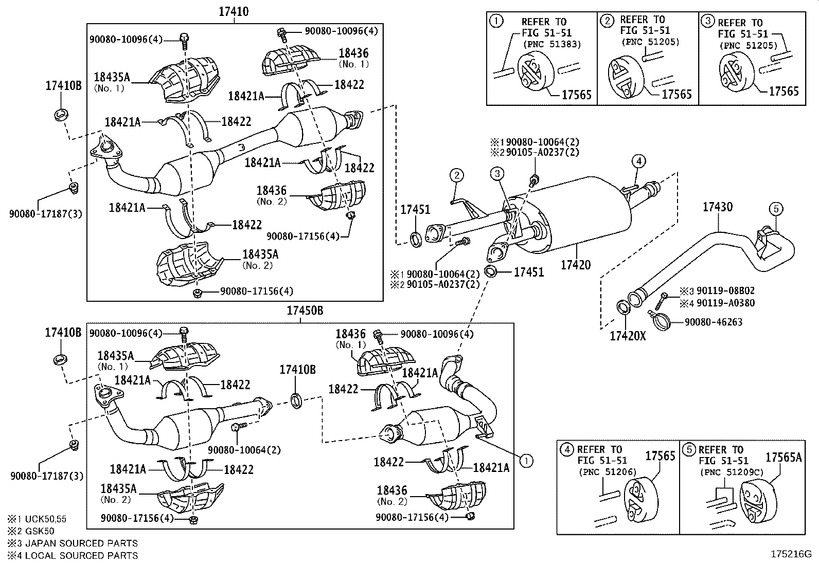 17430-0F010 PIPE ASSY, EXHAUST, TAIL product image