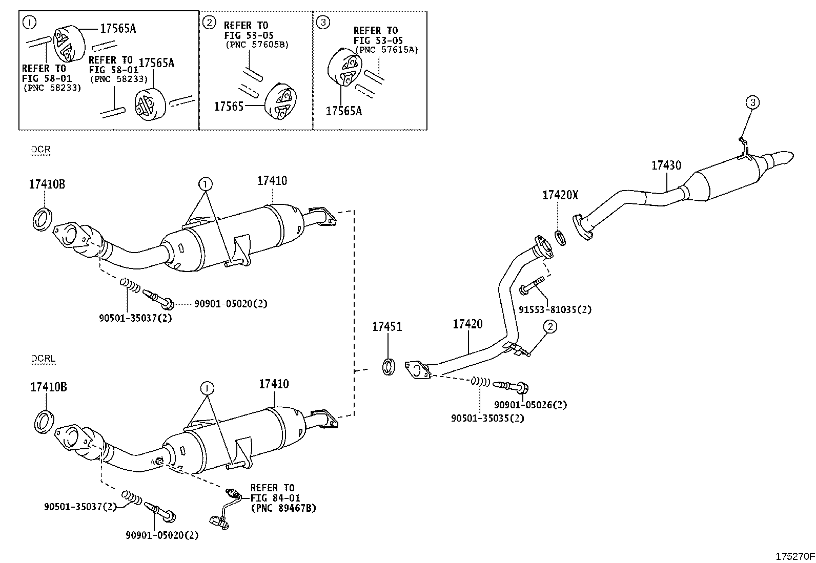 17430-26720 PIPE ASSY, EXHAUST, TAIL product image
