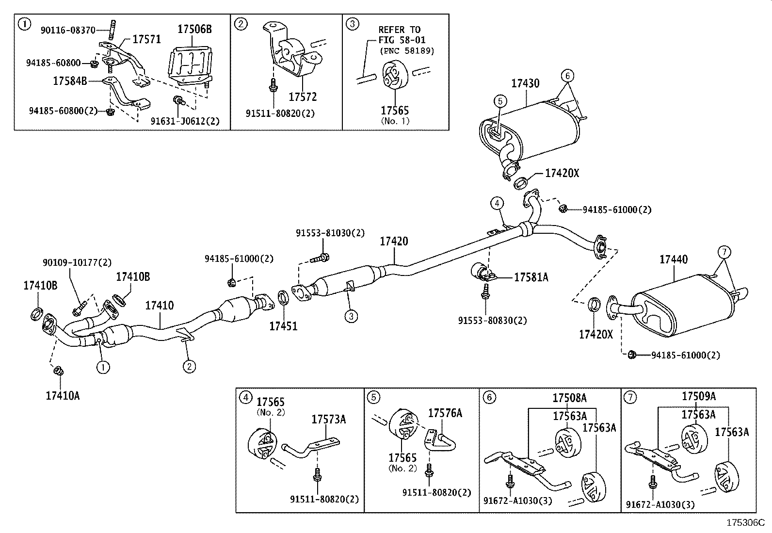 17430-0H221 PIPE ASSY, EXHAUST, TAIL product image