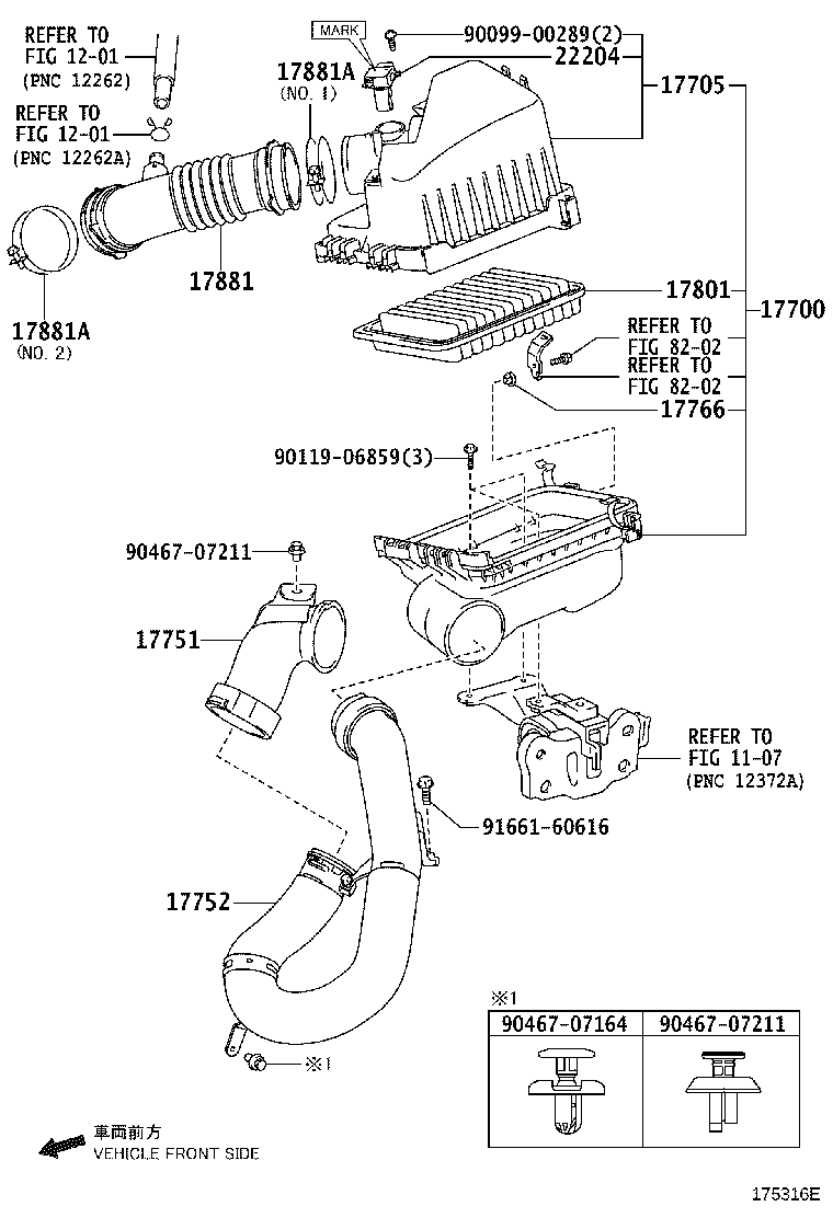 17705-22191 CAP SUB-ASSY, AIR CLEANER product image
