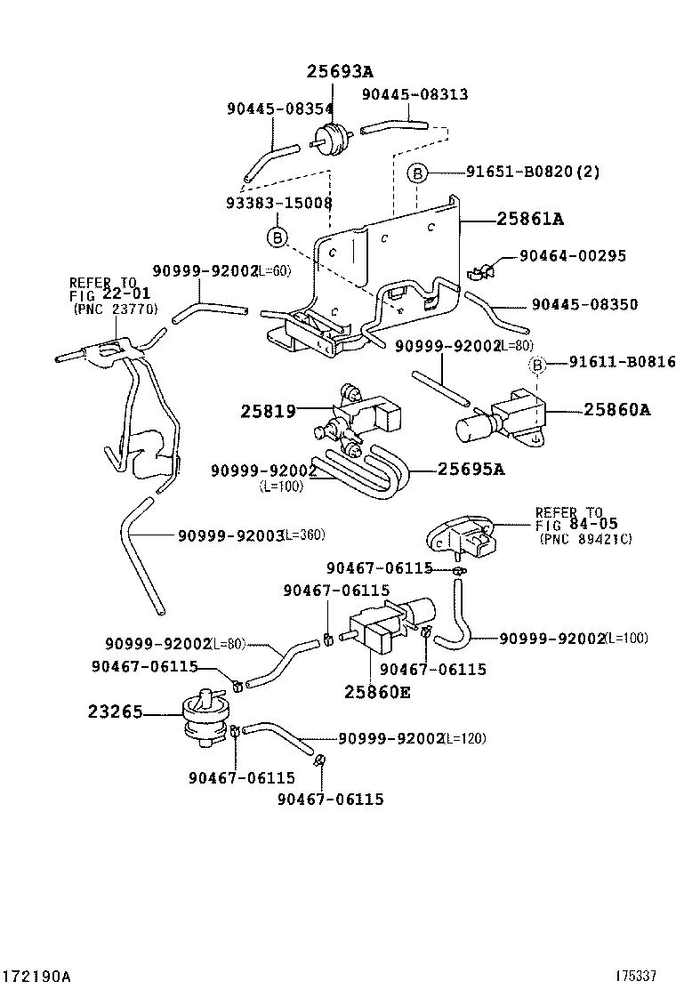 89470-37010 VALVE ASSY, VACUUM SWITCHING product image
