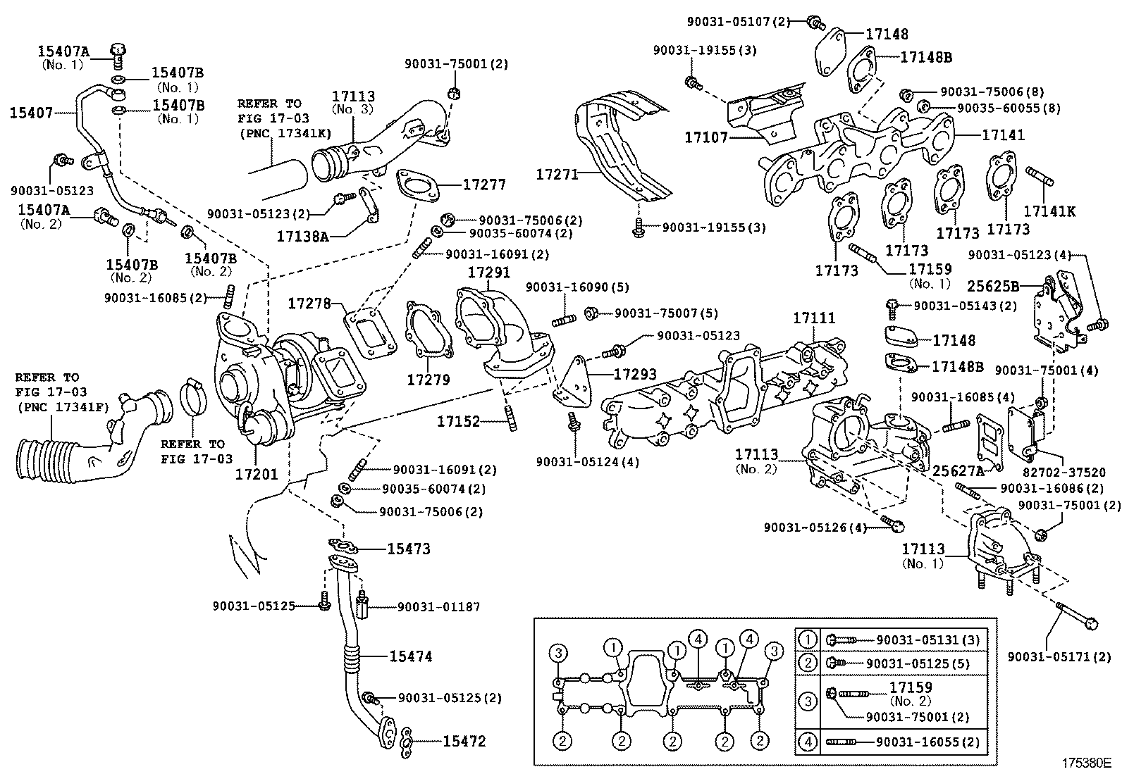 17103-78140 PIPE, INTAKE product image