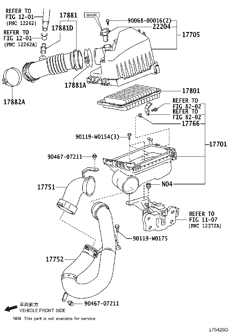 17705-0D140 CAP SUB-ASSY, AIR CLEANER product image