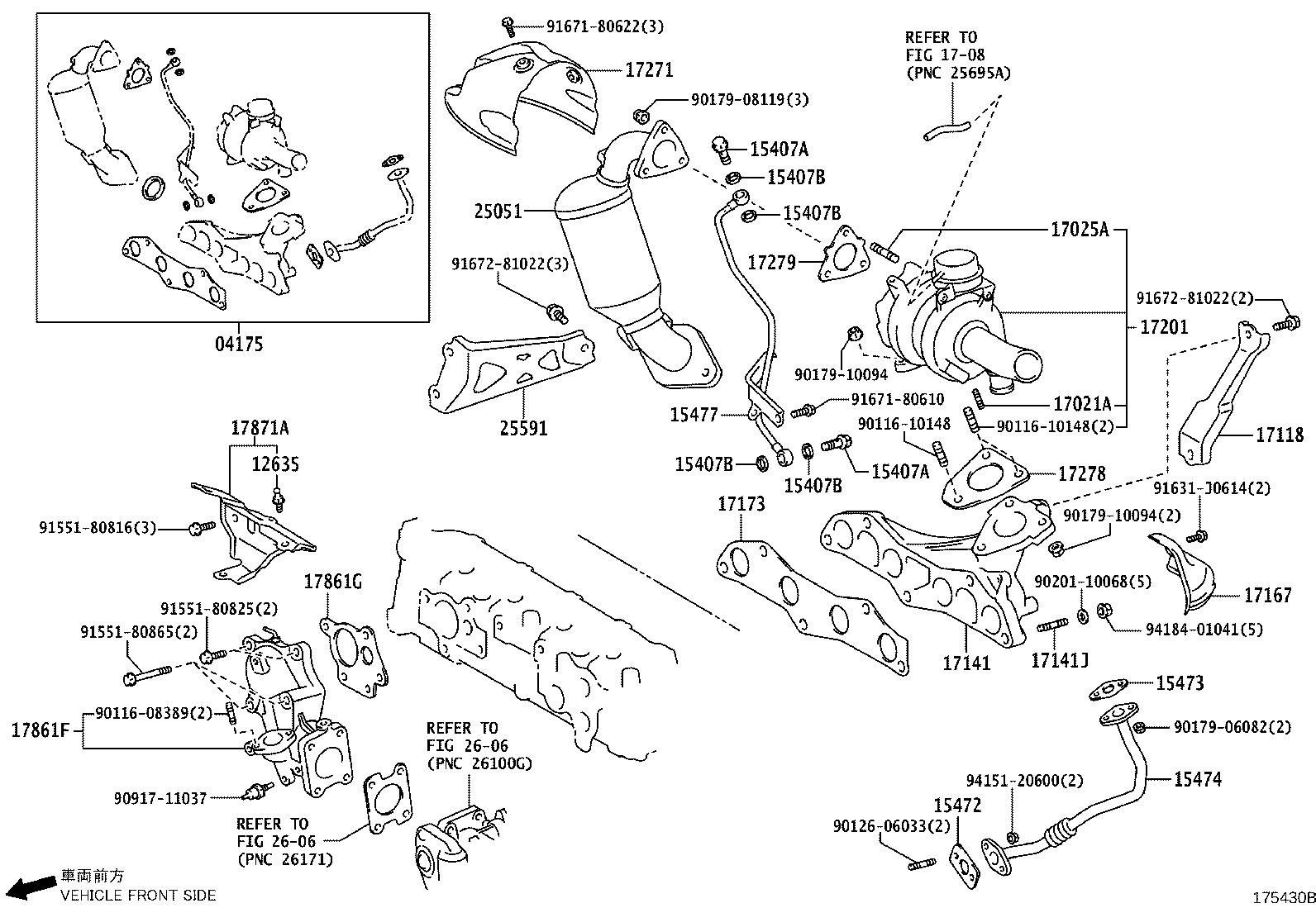 17118-37080 STAY, MANIFOLD product image