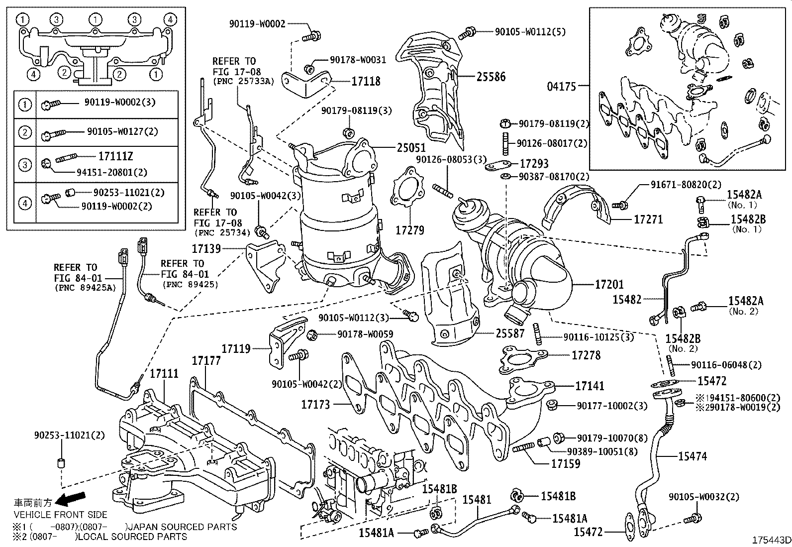 17118-37080 STAY, MANIFOLD product image
