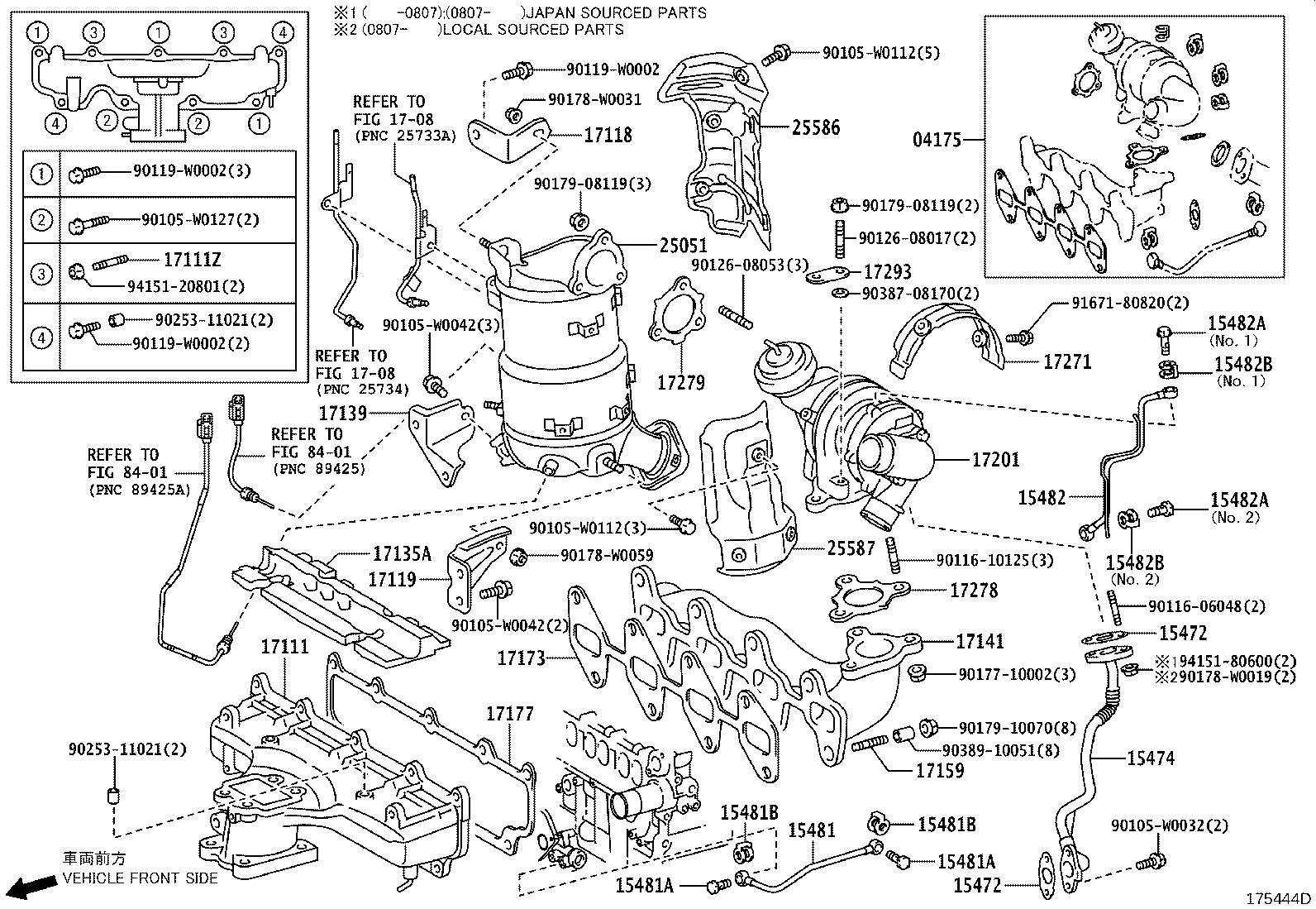 17118-37080 STAY, MANIFOLD product image