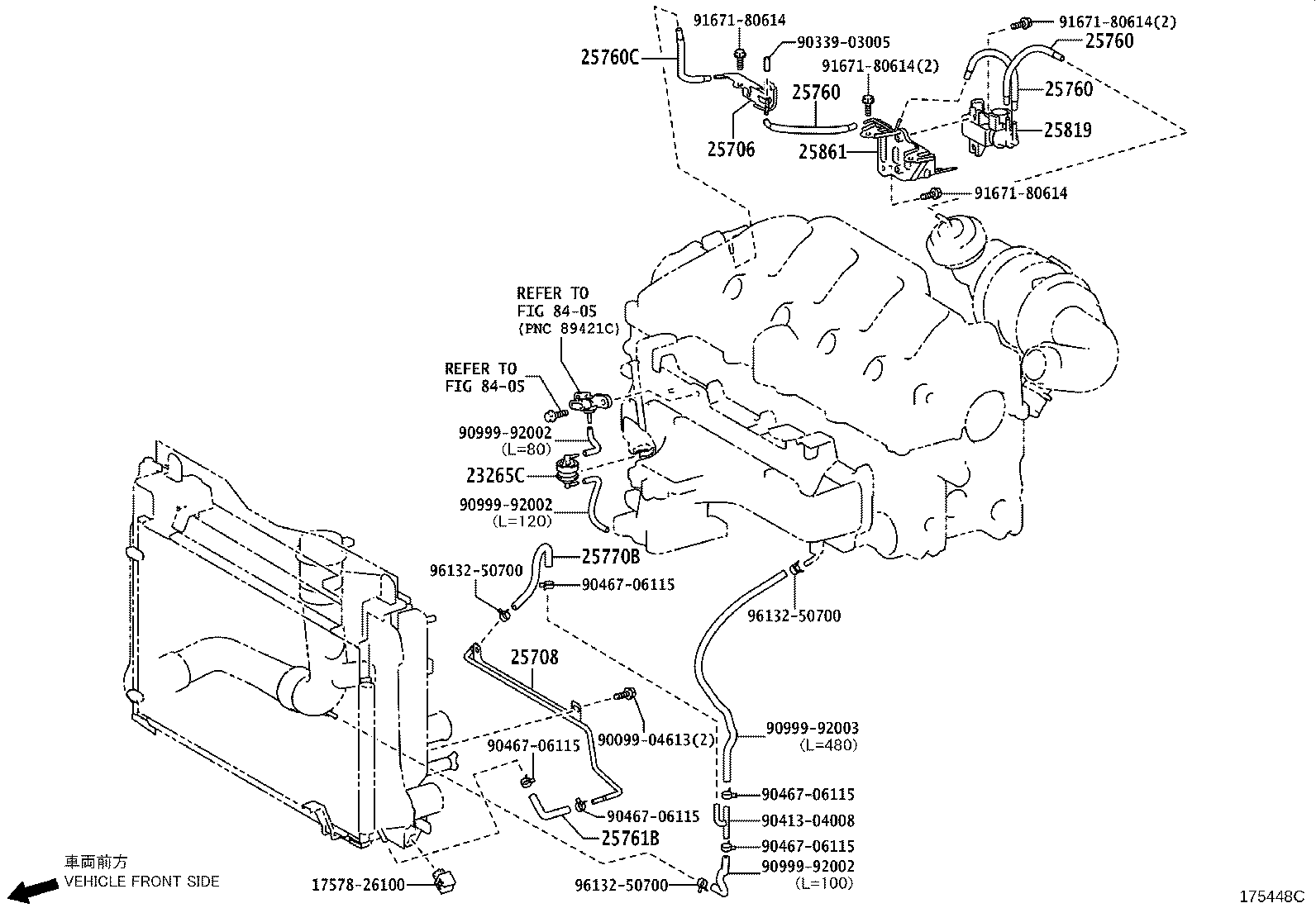 23818-37020 PIPE, FUEL VAPOR FEED product image