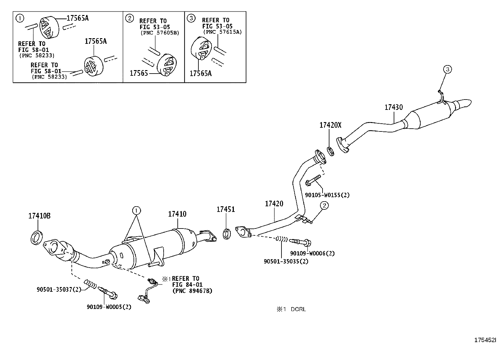 17430-0R030 PIPE ASSY, EXHAUST, TAIL product image