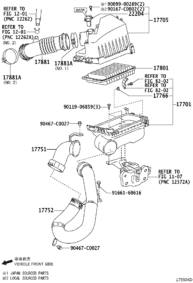 17705-0T010 CAP SUB-ASSY, AIR CLEANER product image