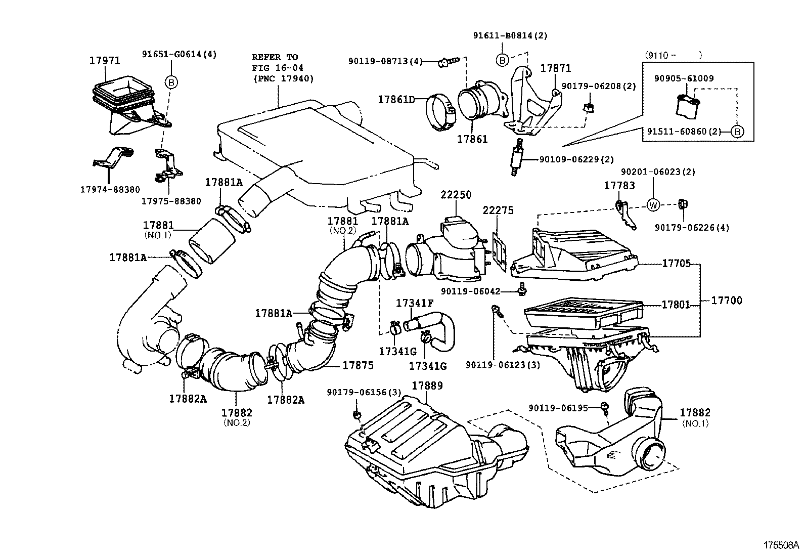 22250-74170 METER ASSY, INTAKE AIR FLOW product image