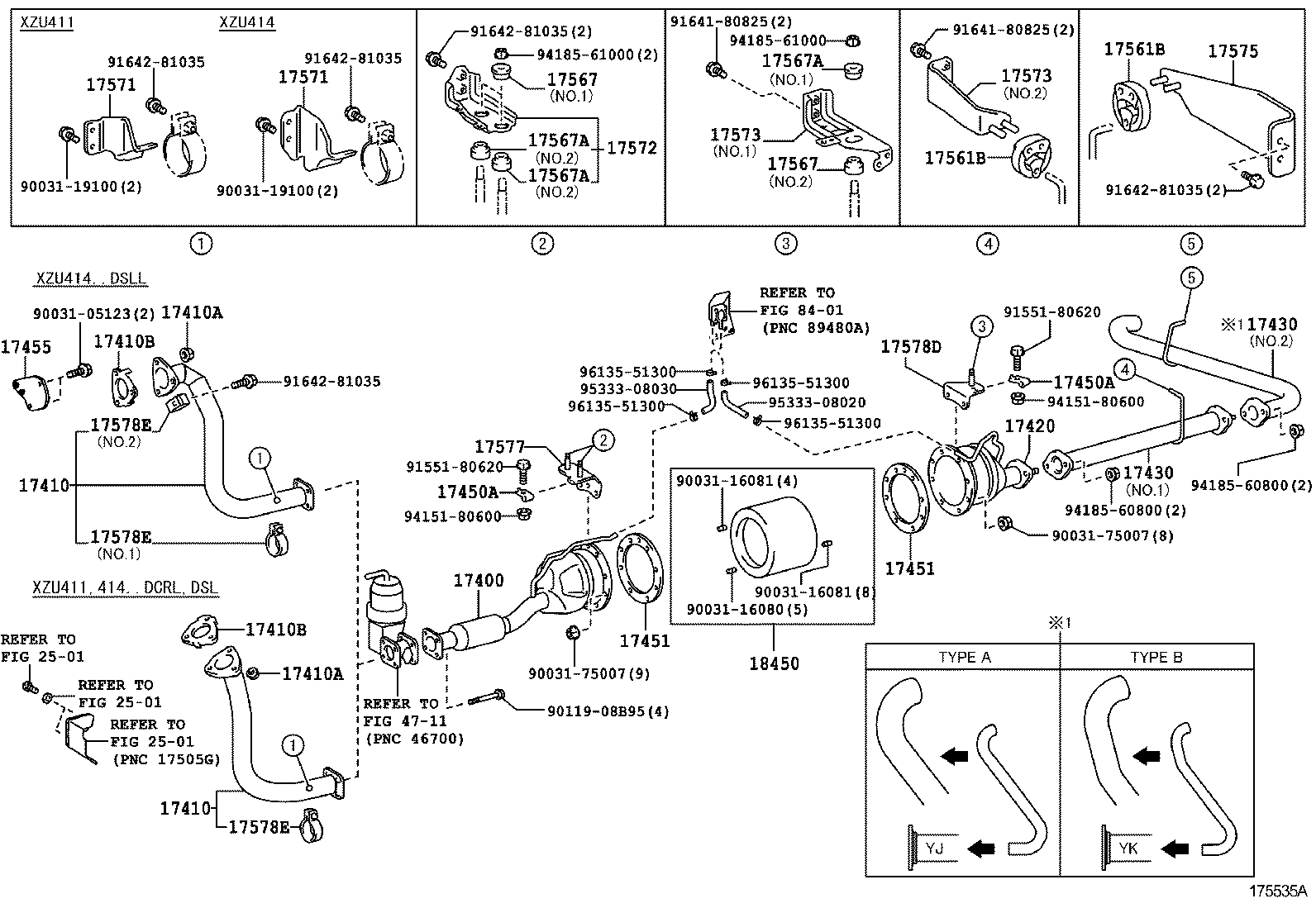 17405-78680 PIPE ASSY, EXHAUST, TAIL product image