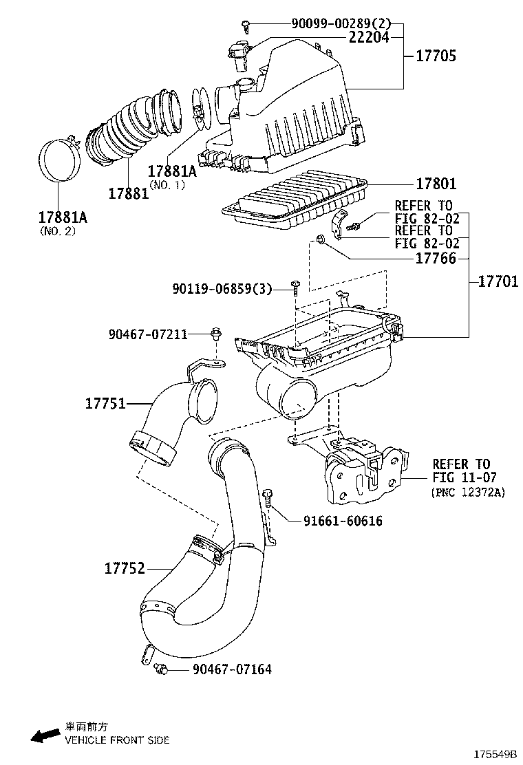 17705-0T091 CAP SUB-ASSY, AIR CLEANER product image