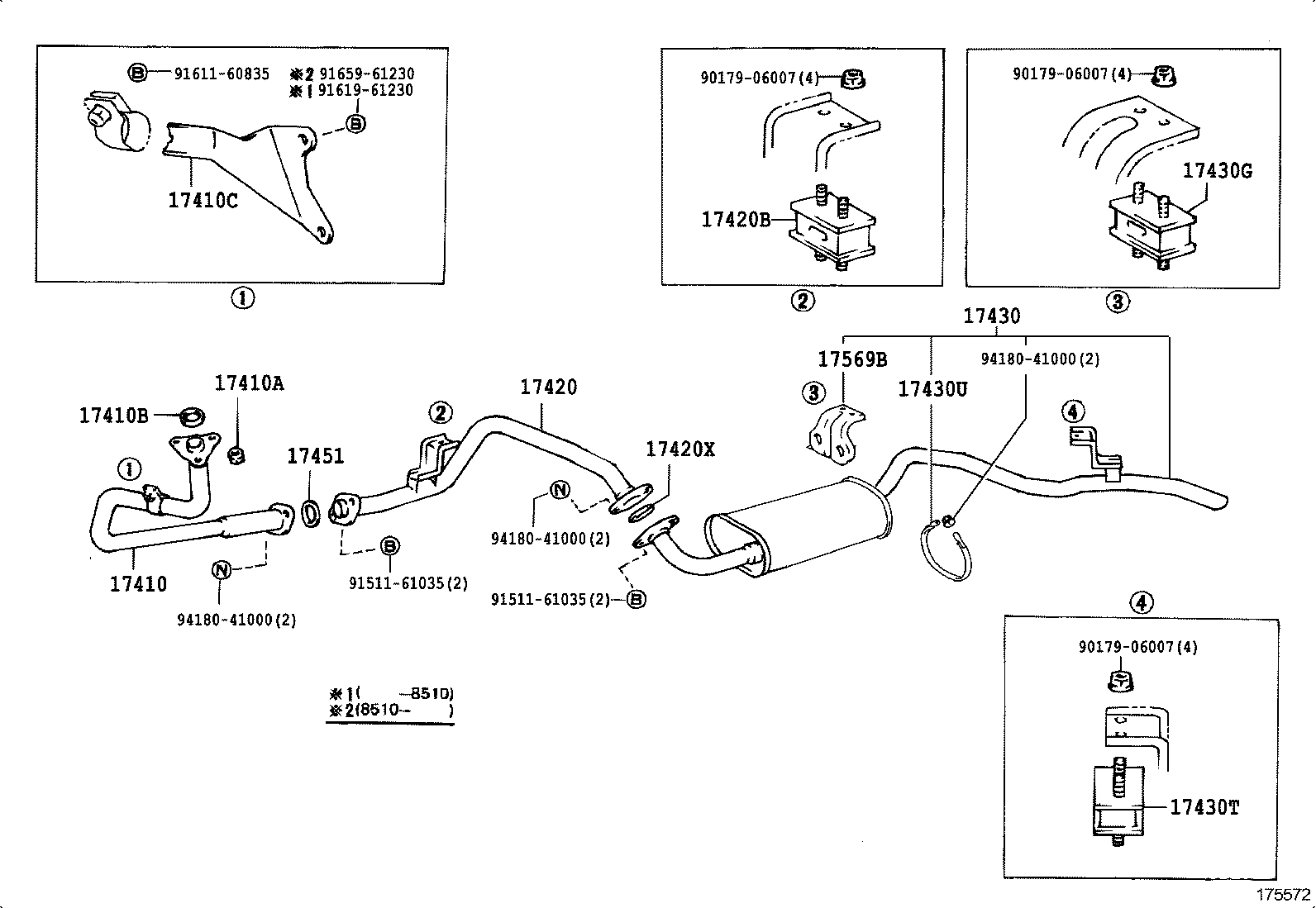 17430-58250 PIPE ASSY, EXHAUST, TAIL product image