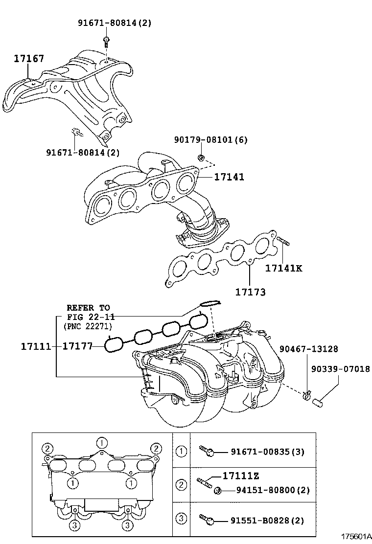 17111-58031 MANIFOLD, INTAKE product image