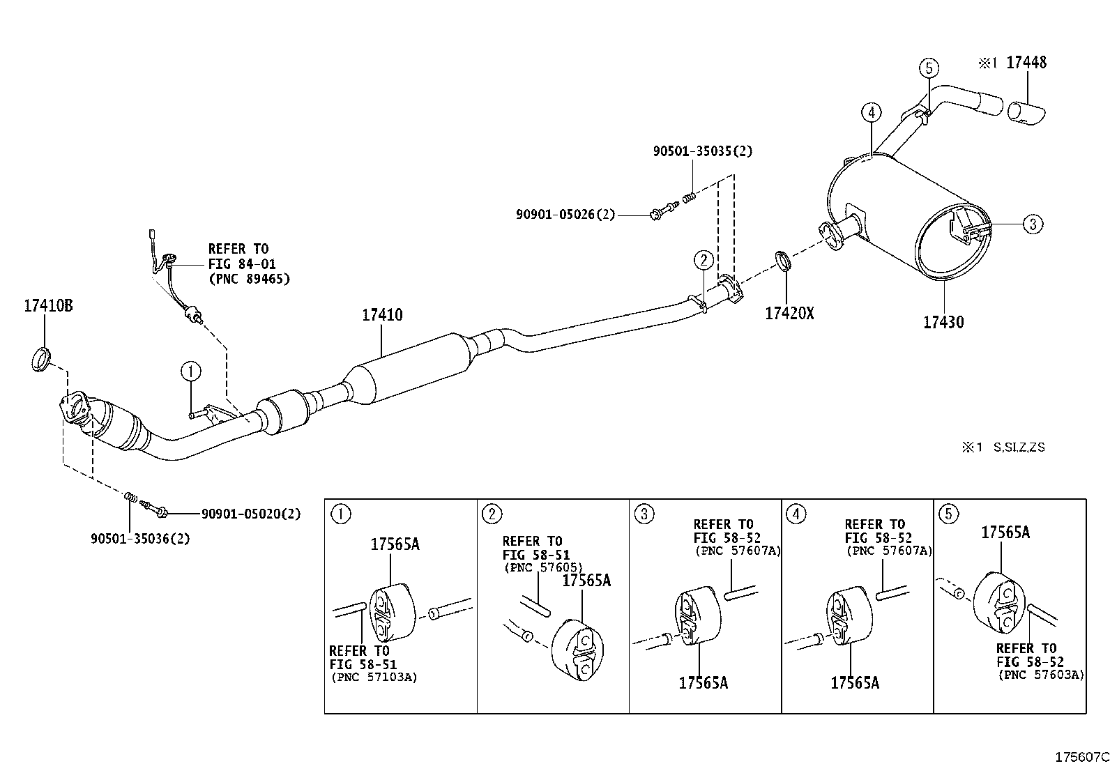 17430-37250 PIPE ASSY, EXHAUST, TAIL product image