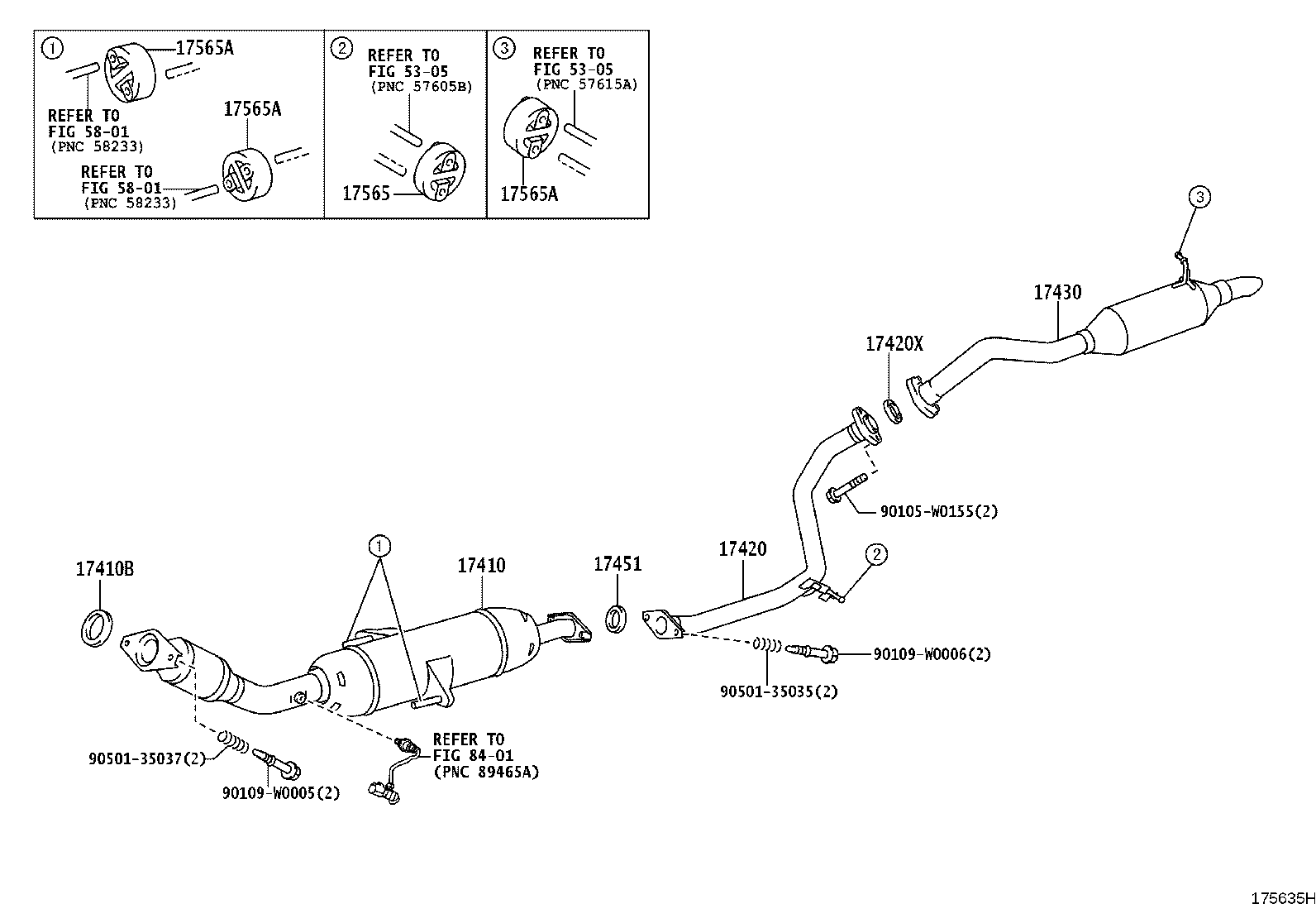 17430-0R030 PIPE ASSY, EXHAUST, TAIL product image