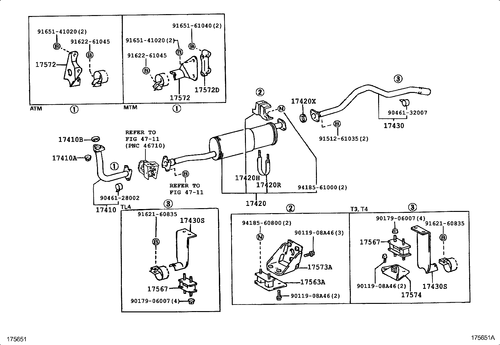 17430-58680 PIPE ASSY, EXHAUST, TAIL product image