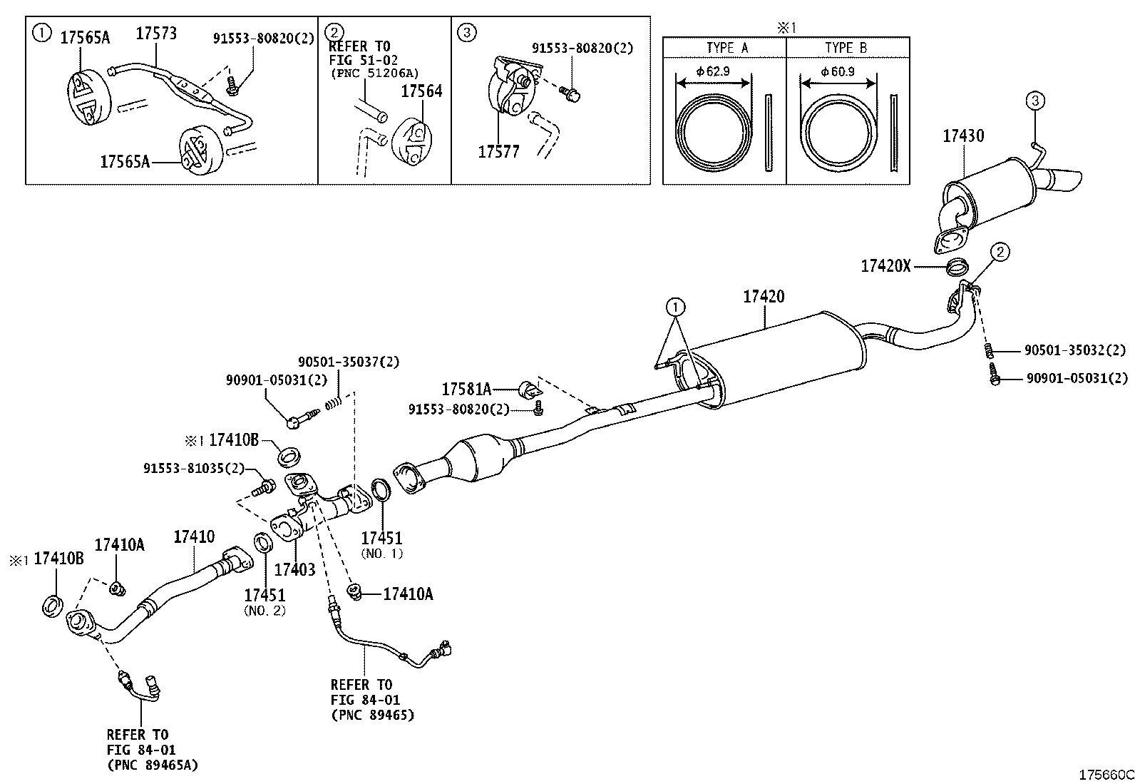 17430-31B90 PIPE ASSY, EXHAUST, TAIL product image