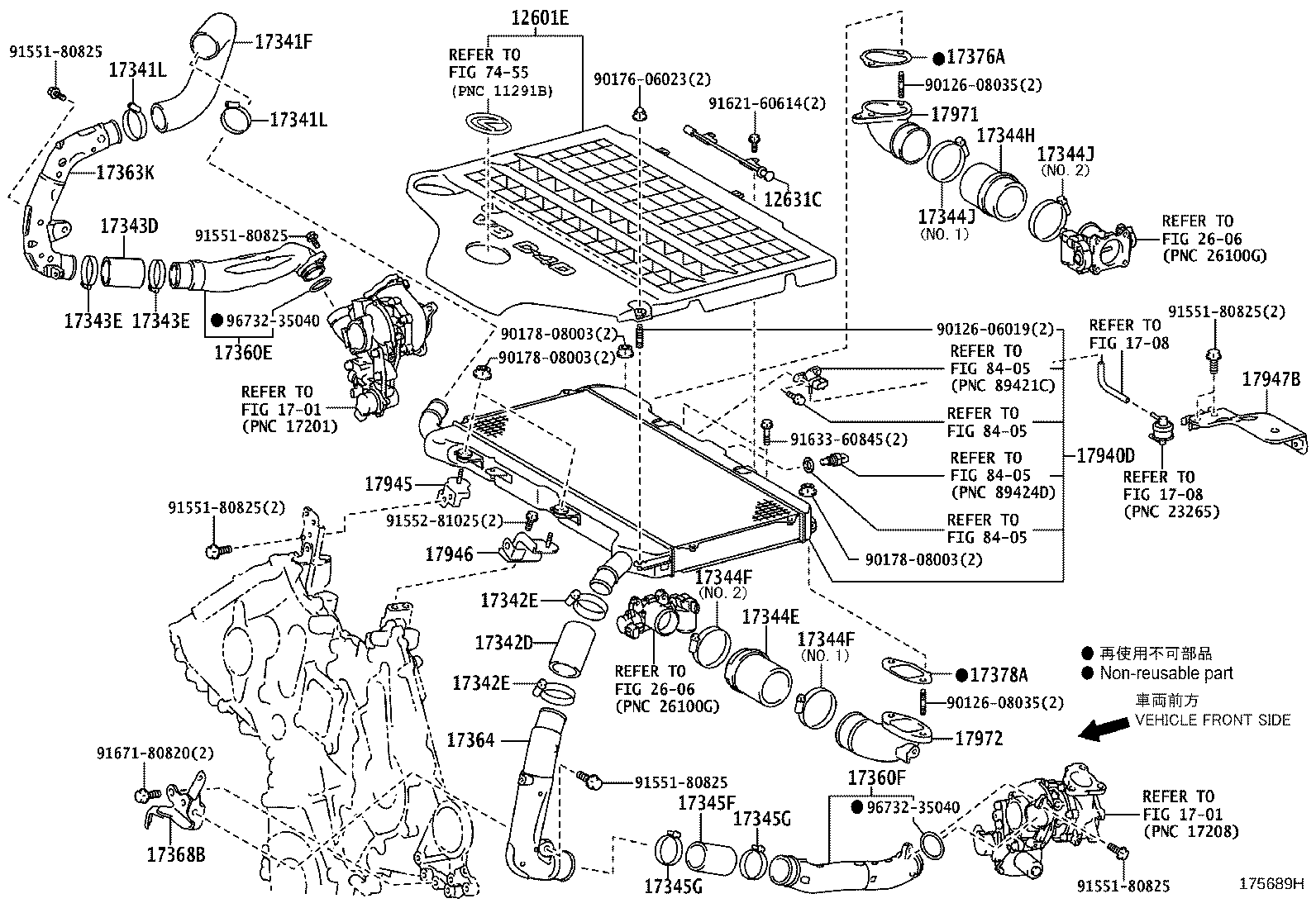 17880-38050 HOSE ASSY, AIR CLEANER product image
