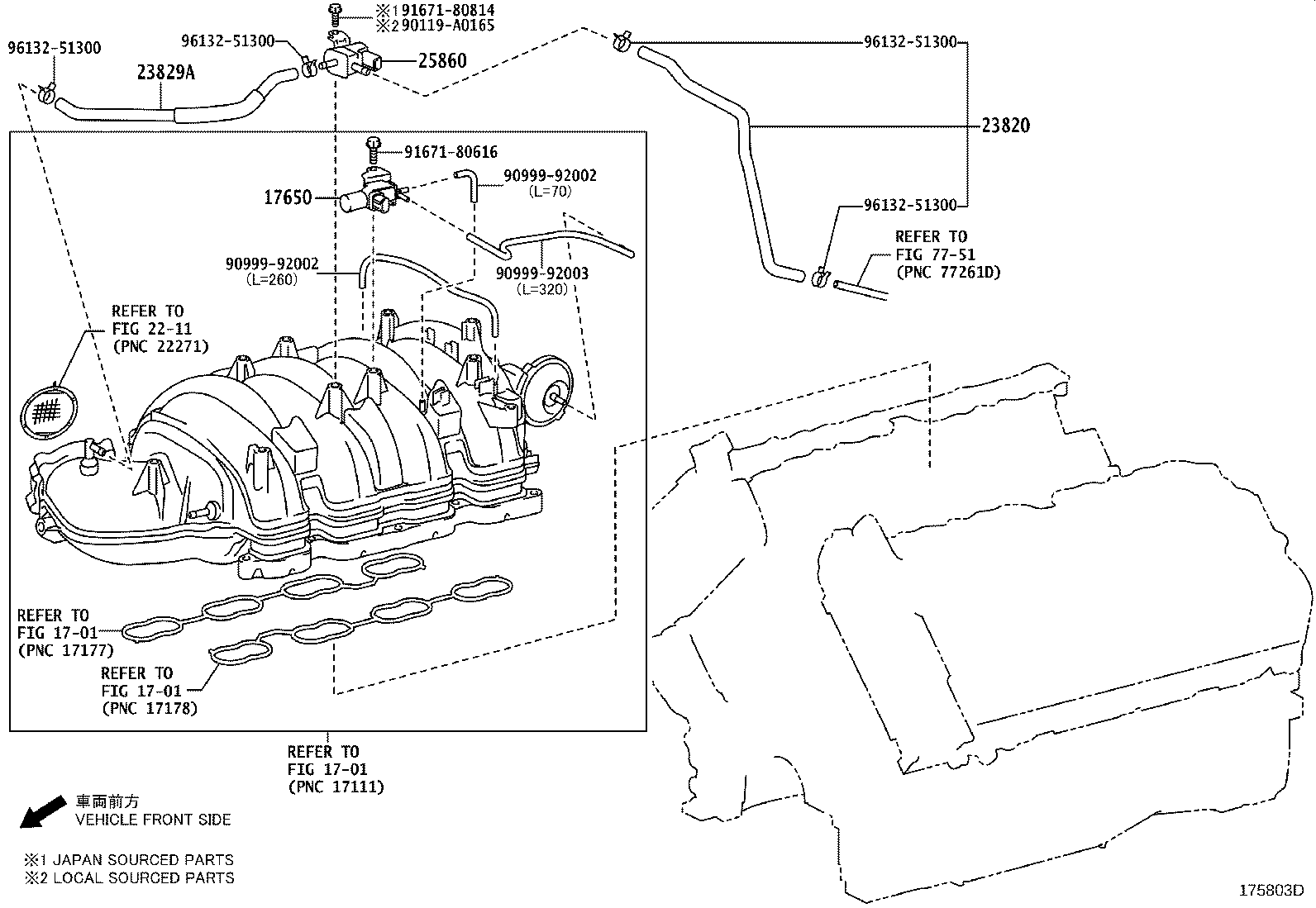 25860-0S010 VALVE ASSY, VACUUM SWITCHING product image