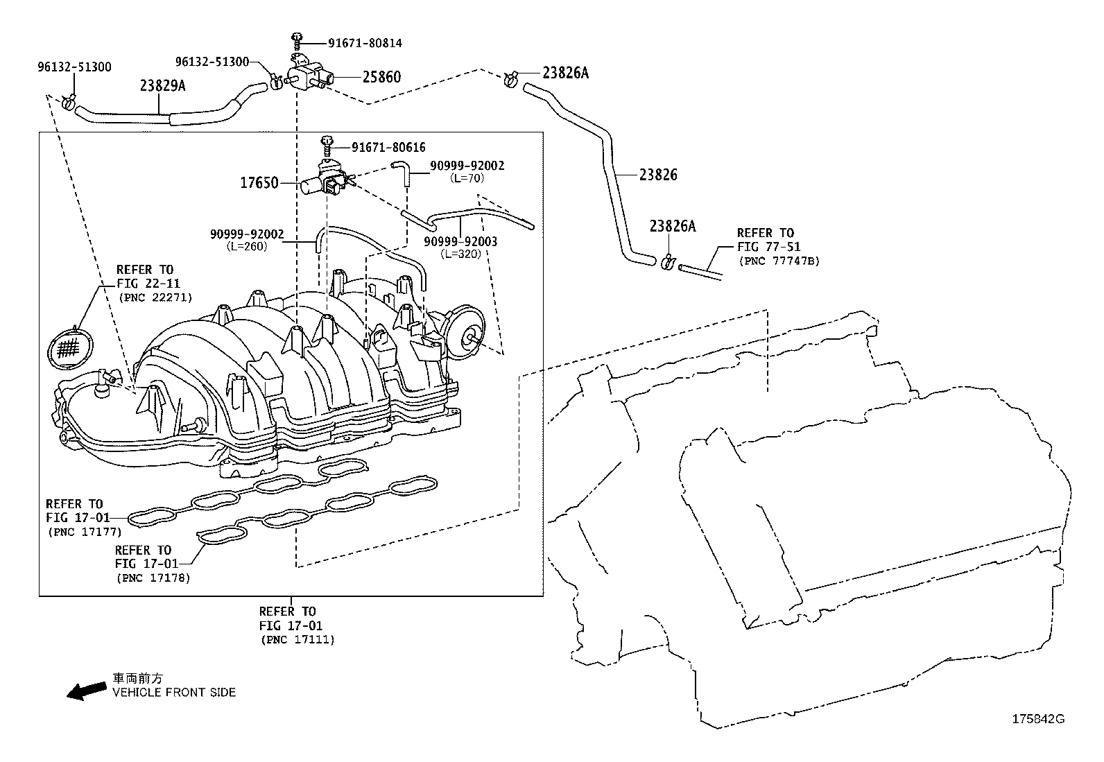 23829-38010 HOSE, FUEL VAPOR FEED product image