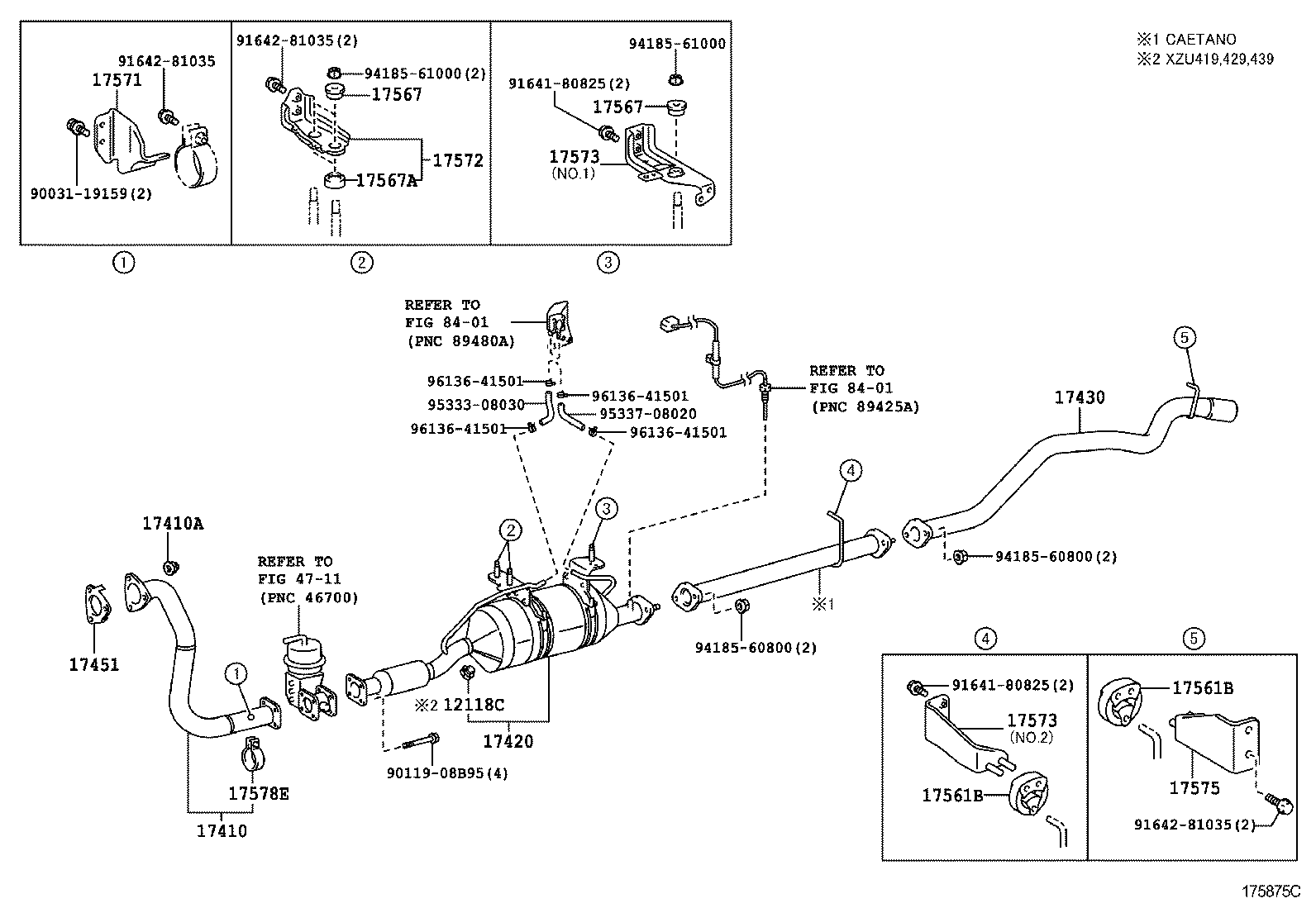 17405-58720 PIPE ASSY, EXHAUST, TAIL product image