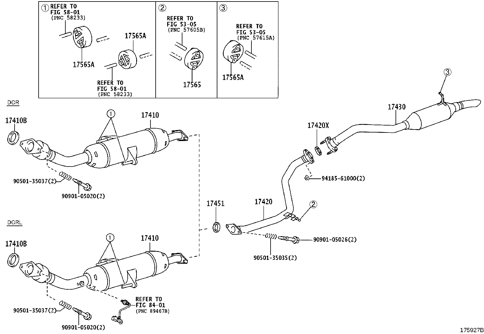 17430-0N050 PIPE ASSY, EXHAUST, TAIL product image