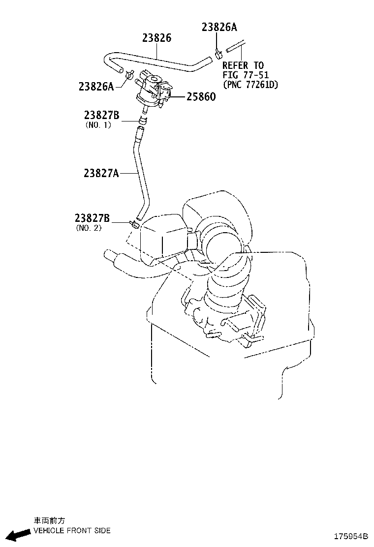 25860-28150 VALVE ASSY, VACUUM SWITCHING, NO.2 product image