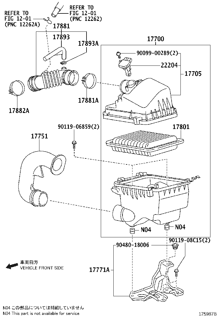 17705-37071 CAP SUB-ASSY, AIR CLEANER product image